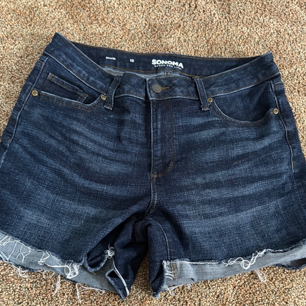 SONOMA Dark Blue Denim Women's Shorts